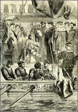19th-century engraving depicting the arrest of Anne Boleyn