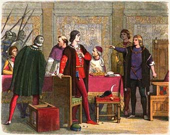 Arrest of Hastings, 19th-century illustration by James E. Doyle