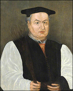 Presumed portrait of Edmund Bonner, Bishop of London. Trinity College, Cambridge.