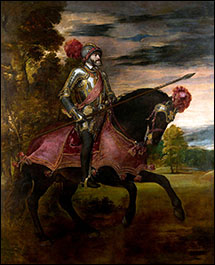 Charles V on Horseback. Titian, 1548. Prado