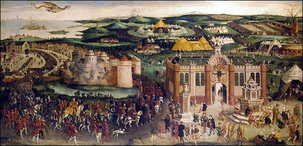 Painting of the Field of the Cloth of Gold
