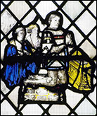 Stained Glass window of Compton in Balliol College, Oxford
