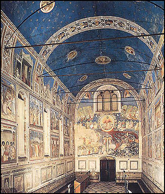 View of Giotto's Cappella Scrovegni in Padua