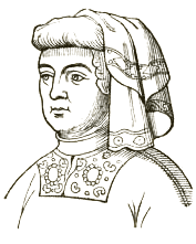 Portrait of John Mowbray, second Duke of Norfolk (1389-1432), after Wenceslaus Hollar