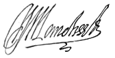 Signature of Henry Montagu, Earl of Manchester