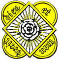 Edward of York's banner, the white rose-en-soleil