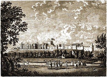 Engraving of Windsor Castle