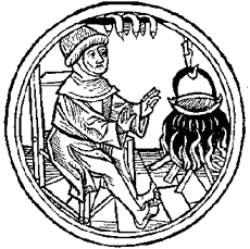 Medieval Cook Woodcut