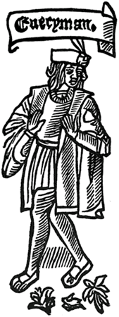 woodcut of Everyman