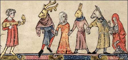 Mummers. Bodleian MS Bodley 264