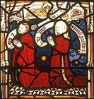 stained glass window
