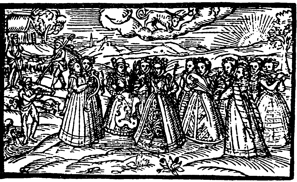 [Woodcut for April]