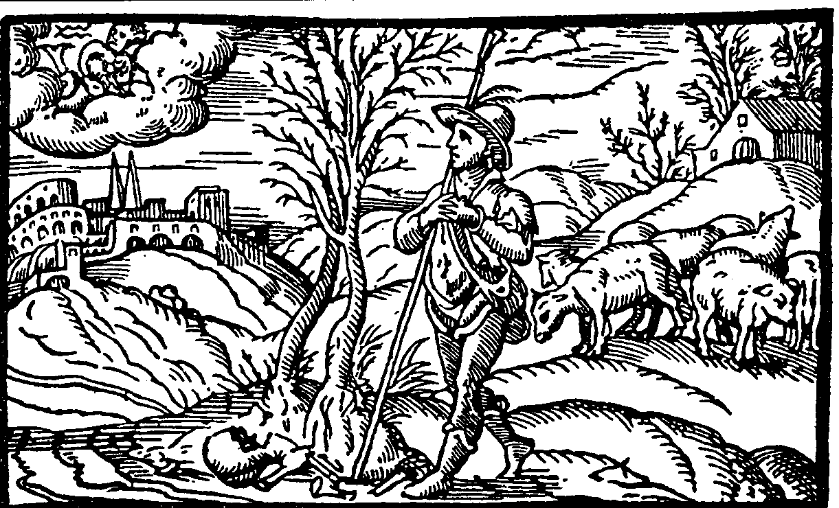 [Woodcut for January]