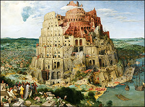 Tower of Babel by Peter Brueghel the Elder, 1563.