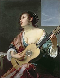 Jan Gerritsz. van Bronckhorst, 'Woman with Lute', mid-17thC.
