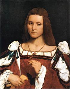 Giovanni Francesco Caroto. Portrait of a Woman, 1505-1510.
