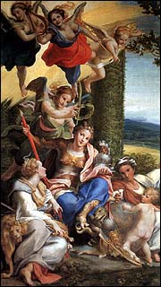 Correggio. Allegory of Virtue, c1532-34.