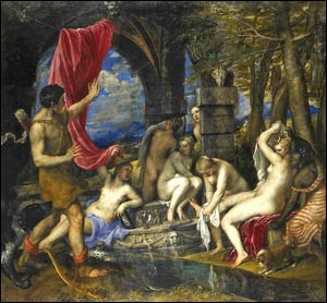 Titian. Diana and Acteon. National Galleries of Scotland.