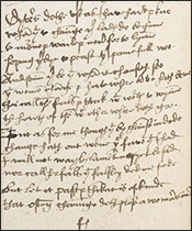 Manuscript image of Wyatt's 'Divers doth use' from the Devonshire MS
