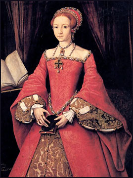 Queen Elizabeth I, c1546, by William Scrots.