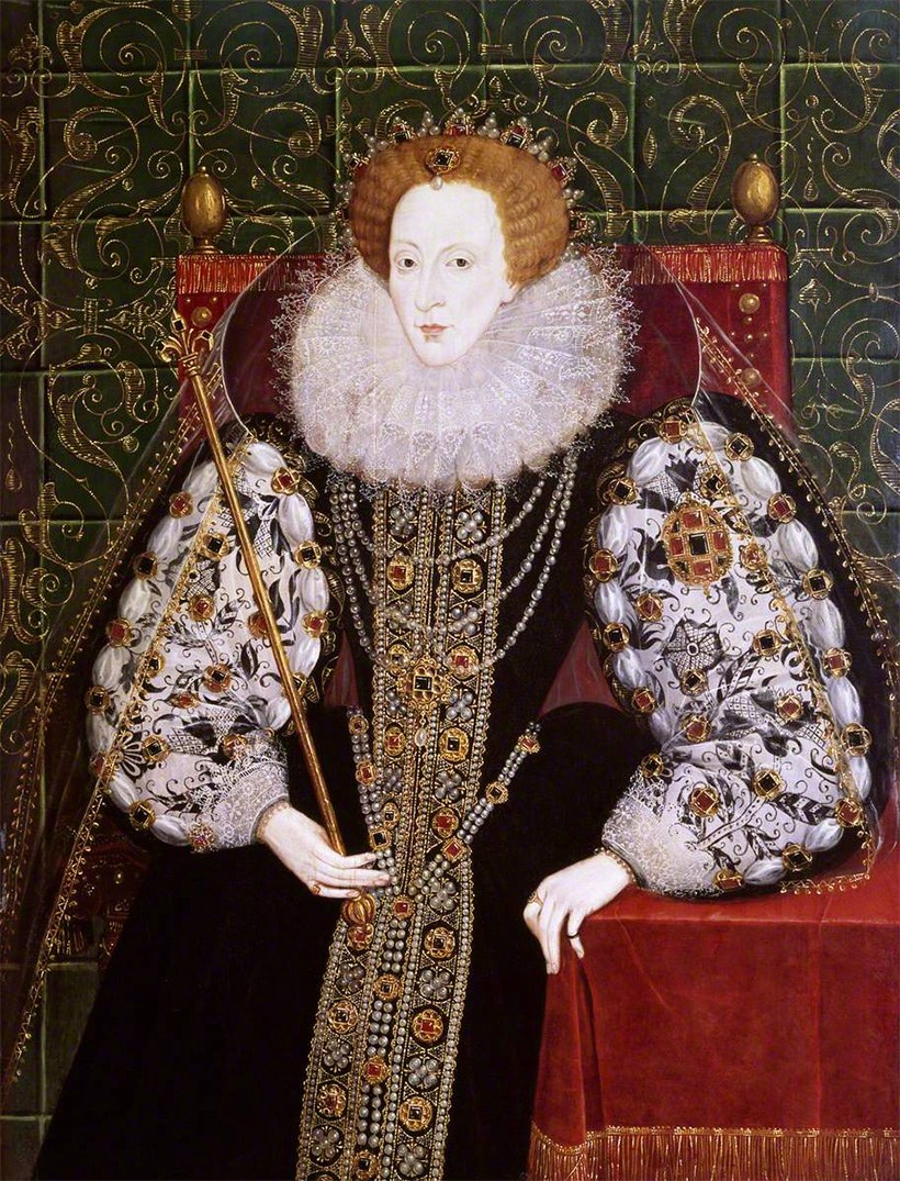 queen elizabeth 1st of england. Queen Elizabeth I, c. 1585.