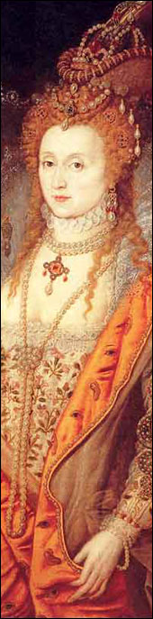 Elizabeth I, the 'Rainbow Portrait' [detail]