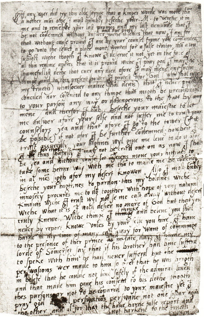 Elizabeth's letter to Mary