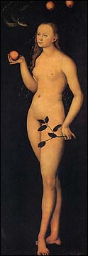 Lukas Cranach the Elder. Eve. 1528.