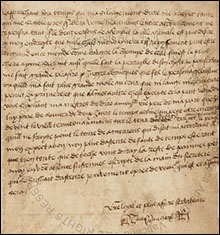 Henry VIII Letter to Anne Boleyn, 1528?