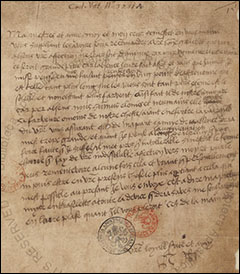 Henry VIII Letter to Anne Boleyn c1527.