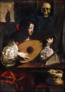 Genovesino (Luigi Miradori). The Lute Player, early 17thC.