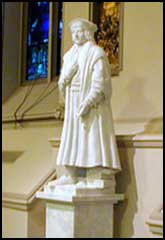 Statue of Sir Thomas More, St. Patrick Catholic Church, Washington, D.C., Artist Leo Irrera.