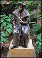 Statue of Sir Thomas More in front of the Parliament House, Sydney