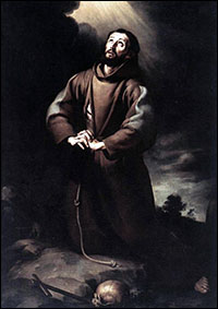 Bartolomé Esteban Murillo, St. Francis, c1645.