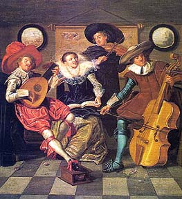 Dirk Hals. Musicians. 1623.
