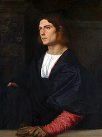 Titian. Portrait of a Young Man, c1515.