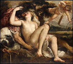 Titian. Venus, Mars, and Amor. c1550.