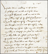 Manuscript image of Wyatt's 'Unstable dream' from the Egerton MS