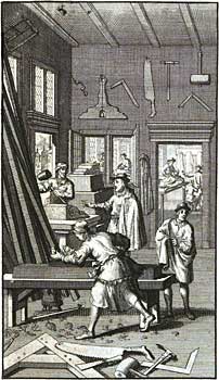 Utopians plying their trades; from a 1730 French translation of 'Utopia'