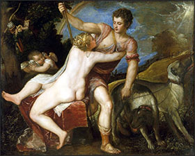 Titian. Venus and Adonis. c1555.