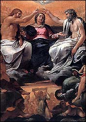 Annibale Carracci (1560-1609). The Coronation of the Virgin