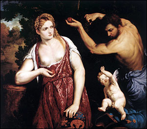 Paris Bordone. Venus and Mars with Cupid,
1559-60.