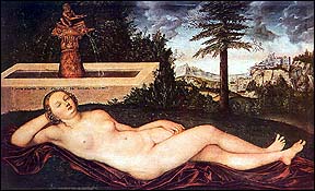 Lucas Cranach I. The Nymph of Spring, 1518.