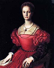 Agnolo Bronzino.  Lucrezia Panciatichi. c. 1540.