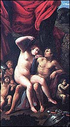 Carlo Saraceni (ca. 1580-1620). Venus and Mars.