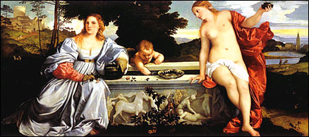 Titian. Sacred and Profane Love