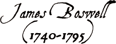 James Boswell (1740-1795)