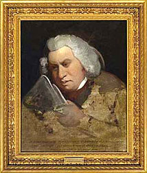 Portrait of Samuel Johnson by Sir Joshua Reynolds