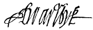 Signature of Ambrose Dudley, Earl of Warwick, from Doyle's 'Official Baronage'