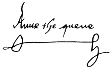 Anne's Signature